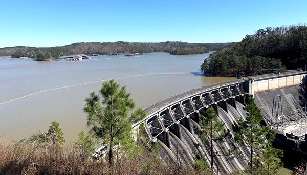 A file photo shows Lake Allatoona in Northwest Georgia (U.S. ARMY CORPS OF ENGINEERS via Facebook)