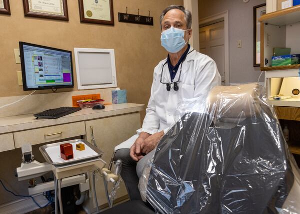 More than 30 other local dentists have joined Dr. Bruce Carter's effort, offering the BSBF program to their patients. A few dentists in other states have also followed suit. PHIL SKINNER FOR THE AJC