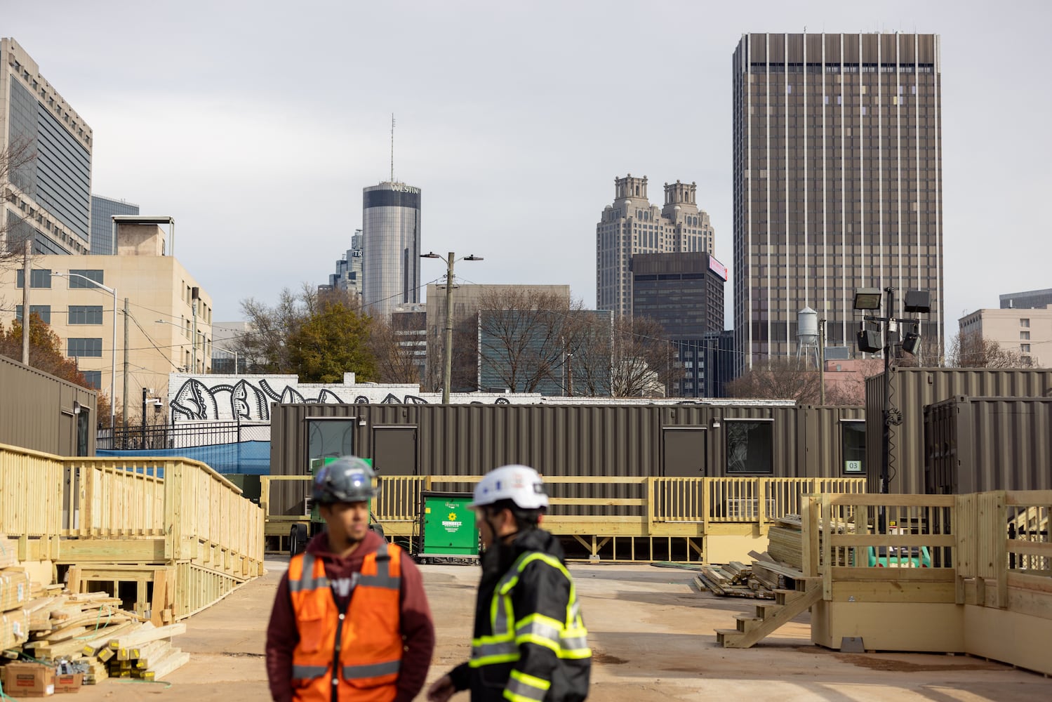 Tour of shipping container homes for unhoused Atlantans
