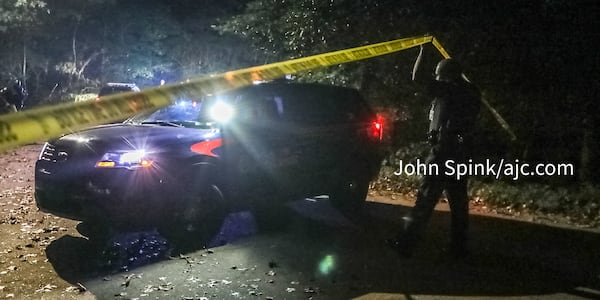 Atlanta police officers and crime scene investigators were on the scene of a death investigation along Compton Drive on Thursday morning.