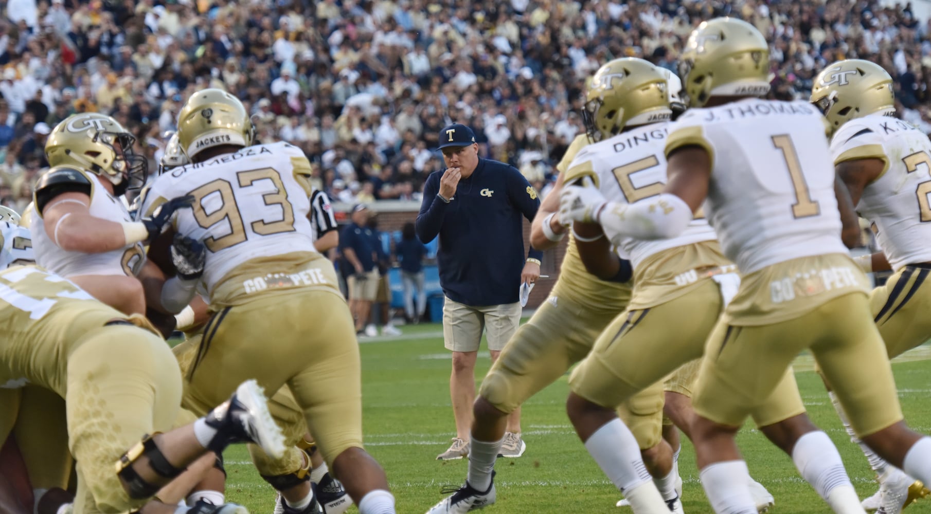 Photos: Jackets play football spring game