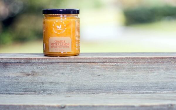 Orange Meyer Lemon artisan fruit spread from Regina’s Farm Kitchen/Provided by Valentin Inc. Photography