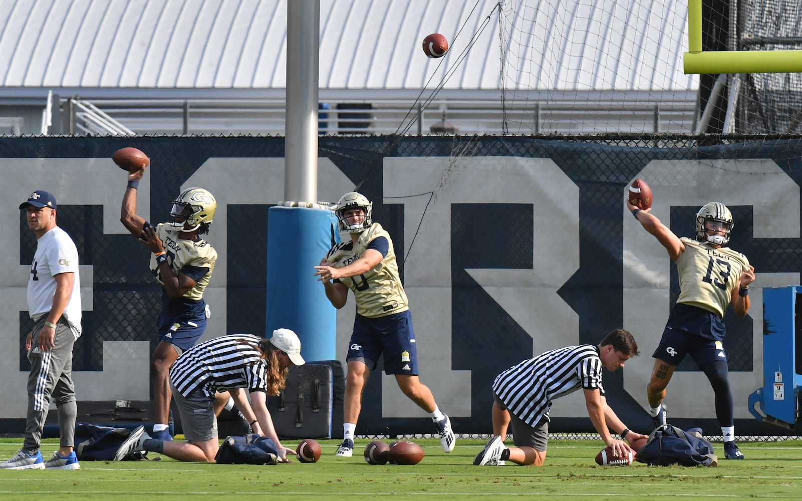 Georgia Tech football practice photo