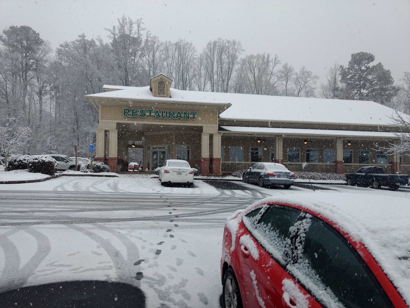 PHOTOS: Snow scenes in metro Atlanta, North Georgia