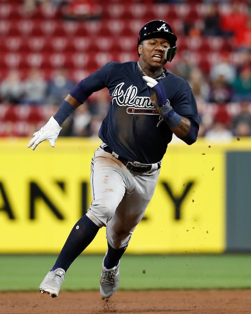 Photos: Ronald Acuna makes debut with Braves