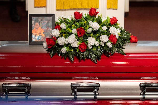 A funeral is held for 12-year-old Zyion Charles on December 10, 2022. (Arvin Temkar/The Atlanta Journal-Constitution/TNS)