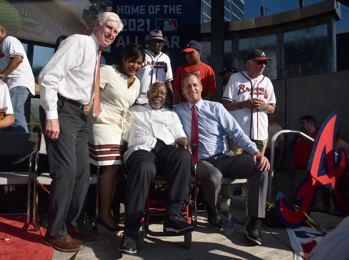 Photos: Braves celebrate landing All-Star game