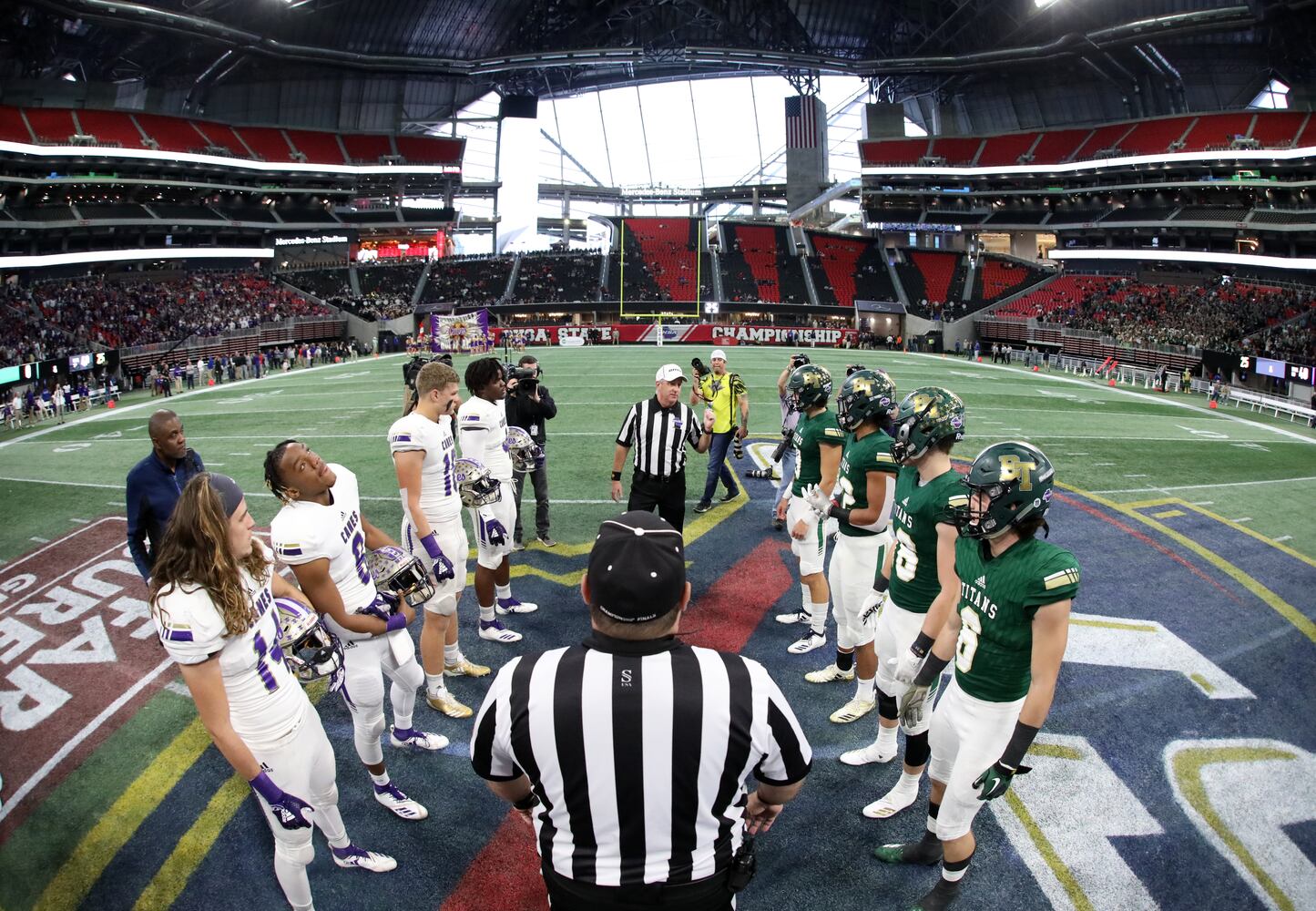 Photos: Day 2 of HS state title games at Mercedes-Benz Stadium