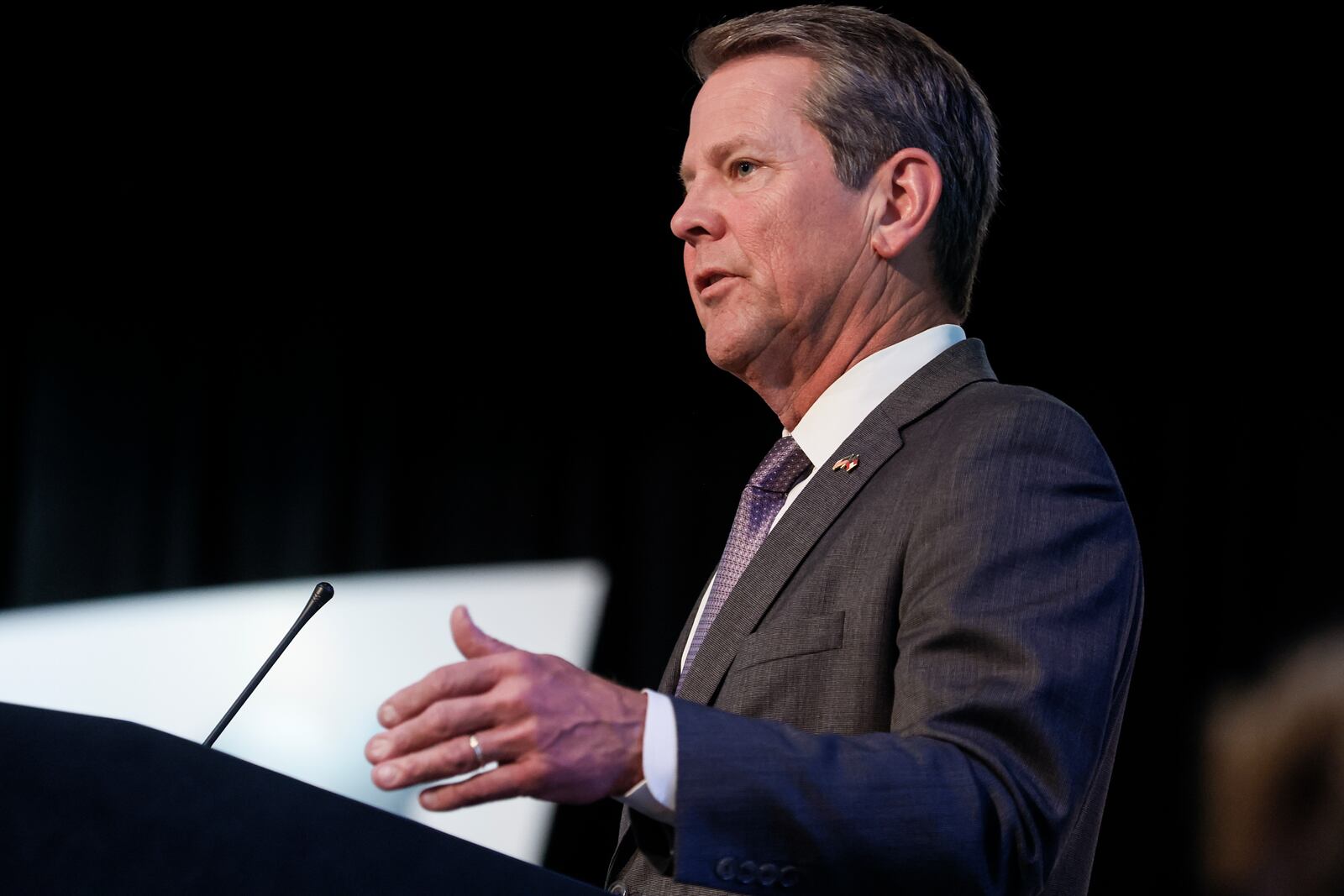 Gov. Brian Kemp reported this week that he raised nearly $29 million over the past three months. (Natrice Miller/natrice.miller@ajc.com)  