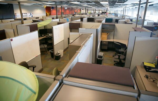 Old design of the work space at the Dell Round Rock Building 2 location on Friday, June 17, 2016.Several of Austin's major employers are embracing the work-from-home trend, in part because it saves them money, but also to attract Millennials. Among the leaders in telecommuting policies is Dell, which has an ambitious plan to have 50 percent of its workforce working from home by 2020. This also means changes in the way their office spaces look as fewer employees means fewer cubicle farms. We'll interview other major employers about how encouraging about their work from home policies.
RICARDO B. BRAZZIELL/AMERICAN-STATESMAN