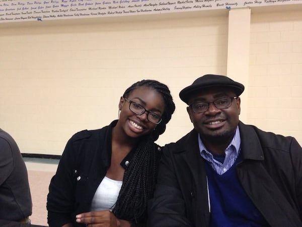 Pambu Mwanda, with his daughter, Meagan, was going to vote for John McCain in 2008. But changed his mind when he thought what he would tell his children if he didn’t vote for what Obama represented to them as black children. “We just had a cool president man, that is going away,” said Meagan Mwanda, a 19-year-old sophomore at the University of Georgia.”This is my childhood president, the only president I have known and understood his policies. It is sad that we are going from this cool president who sings Ray Charles to a man who can’t even comprehend Aleppo.”