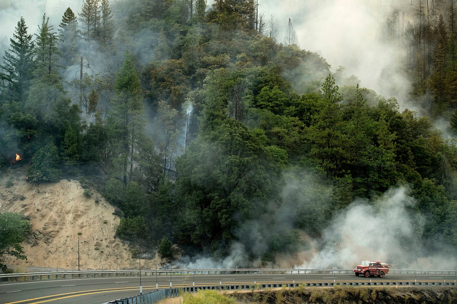 Carr Fire burns in Northern California