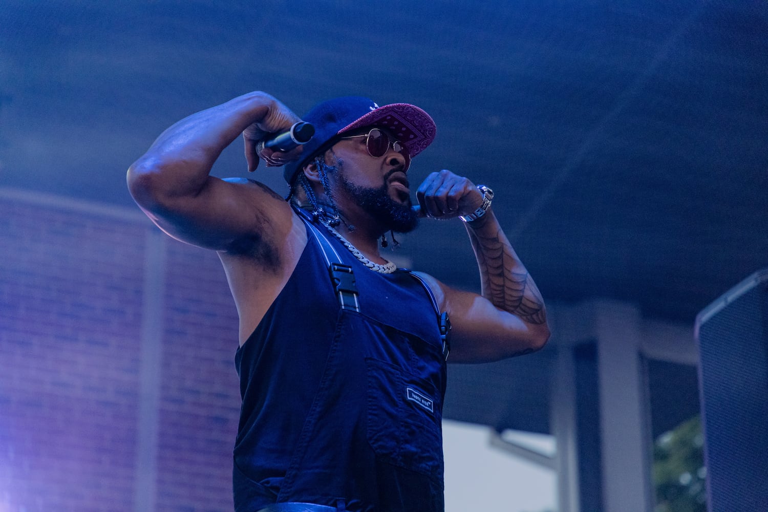 Goodie Mob performs at Stockbridge Amphitheater on Saturday, June 8, 2024. Credit: Kymani Culmer for the Atlanta Journal-Constitution