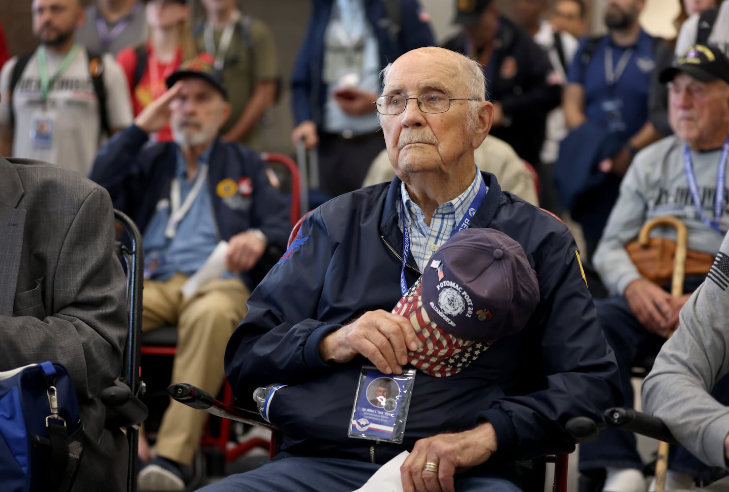 WWII Veterans Delta flight to Normandy