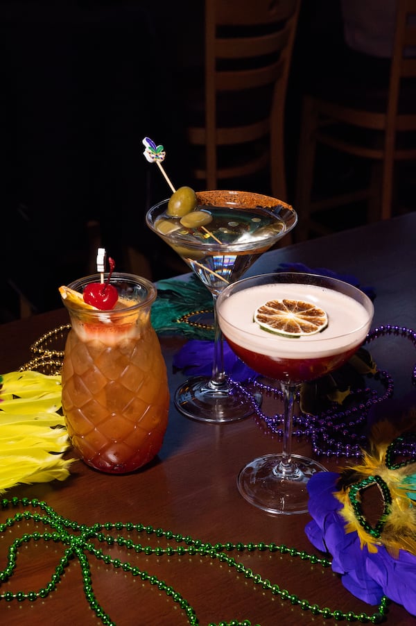 Lagarde American Eatery will offer Mardi Gras-themed cocktails at its pop-up. (Courtesy of Lagarde American Eatery)