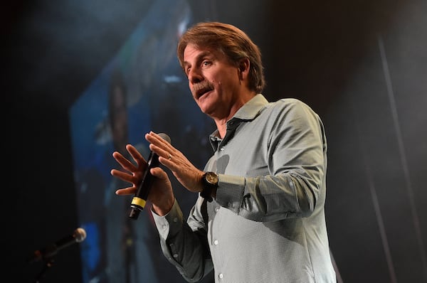  Jeff Foxworthy performs during a 2017 tribute to Randy Travis at Bridgestone Arena in Nashville in 2017. He’s at the Cobb Energy Performing Arts Centre this weekend.  (Photo by Rick Diamond/Getty Images for Outback Concerts)