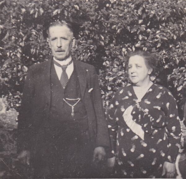 Edgar Parry is seen with his wife, Elizabeth Stonehouse Parry. (Courtesy of the Parry family)