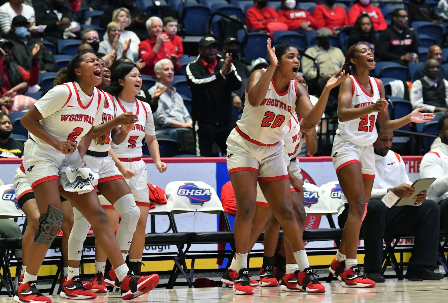 GHSA basketball finals: Forest Park vs. Woodward Academy girls