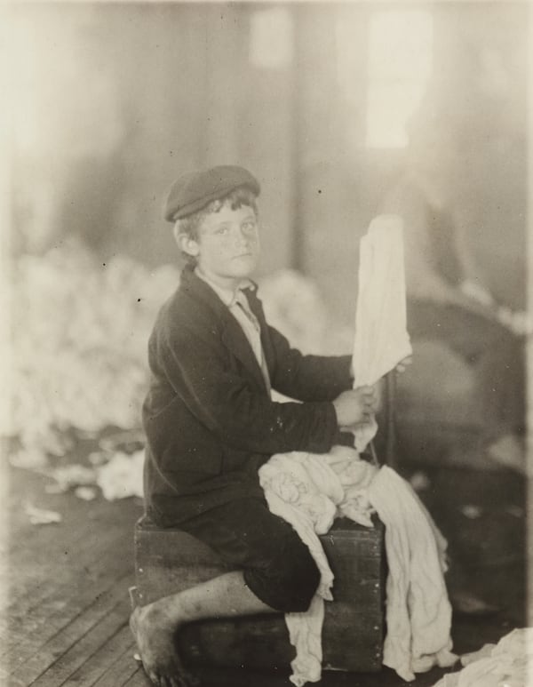 Lewis Hine's "Cherokee Hosiery Mill, Rome, Georgia, 1913." Photo: Lewis Hines / Courtesy of High Museum of Art