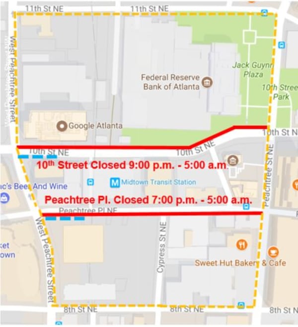 Road closures will be in place while MARTA conducts an emergency preparedness exercise. (Credit: MARTA)