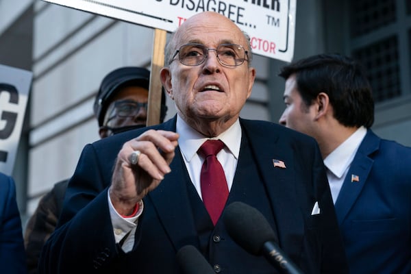 A federal judge on Tuesday ordered Rudy Giuliani to turn over valuable possessions and his Manhattan penthouse apartment to two former Georgia election workers he defamed.