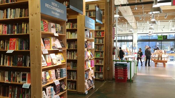 Powell's City of Books occupies an entire city block in Portland, and is the largest used and new bookstore in the world. (Gretchen McKay/Pittsburgh Post-Gazette/TNS)