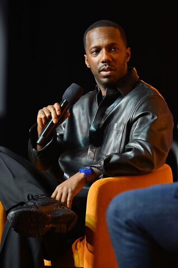 Rich Paul presents at UNLOQ404 in Atlanta presented by UTA at Overtime Elite Arena on October 14, 2023 in Atlanta. (Photo by Derek White/Getty Images for UTA)