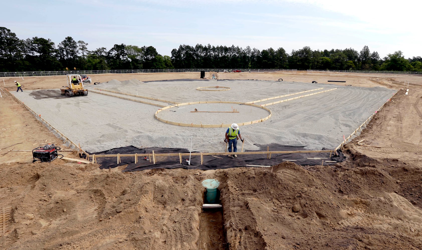 Fort Bragg builds a baseball field