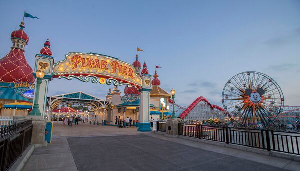 Pixar Pier opened in June at the Disney California Adventure Park, part of Disneyland Resort in Anaheim, Calif. CONTRIBUTED BY JOSHUA SUDOCK / DISNEYLAND RESORT