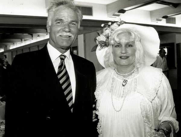 Wolfgang Von Falkenburg and Annabelle McBride in a May 1997 society photo. (Palm Beach Daily News file)