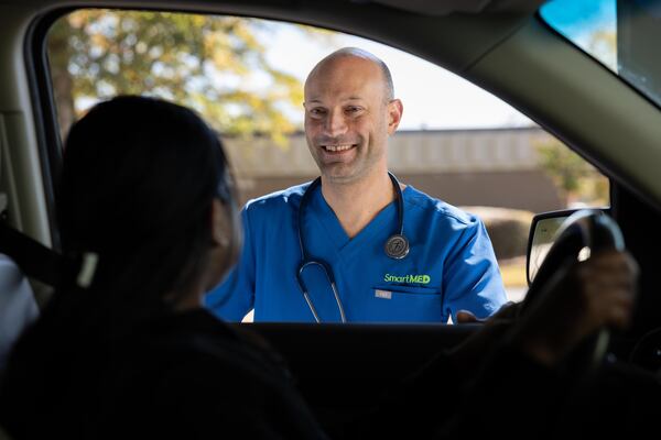 Dr. Luke Lathrop, chief medical officer at SmartMED Drive-Thru Medical Care, says it's a good idea to get vaccinated and stay home if you are sick.
