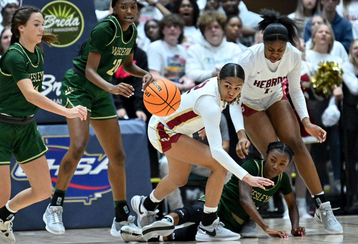 Day 3 - Class 3A Girls: Hebron Christian vs. Wesleyan