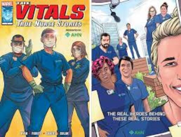 Marvel has created a superheroes comic book based on the stories of nurses during the pandemic.