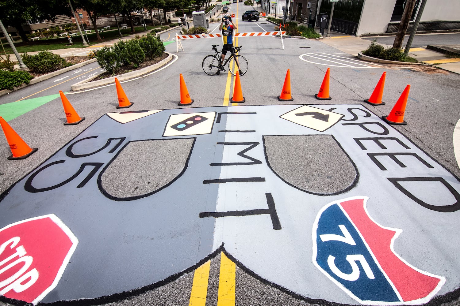 Black Lives Matter street mural