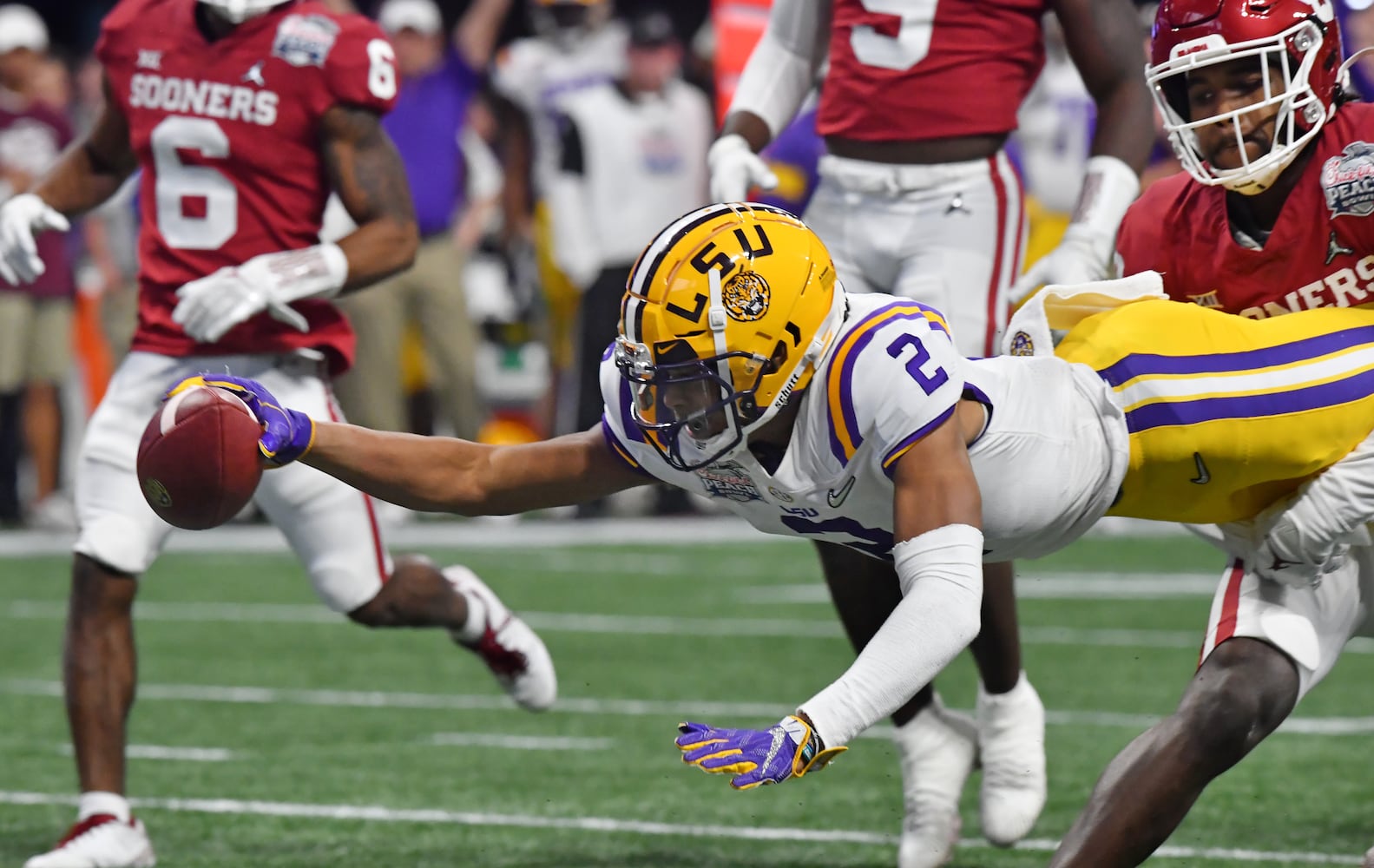 Photos: LSU, Oklahoma meet in Peach Bowl in Atlanta