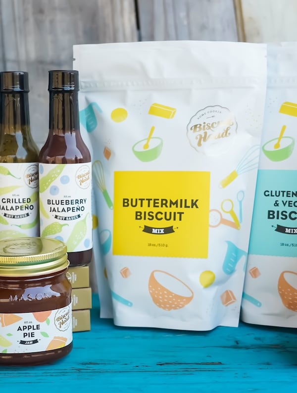 Buttermilk biscuit mix from Biscuit Heads. (Courtesy of Biscuit Heads/Sarah Hoski)