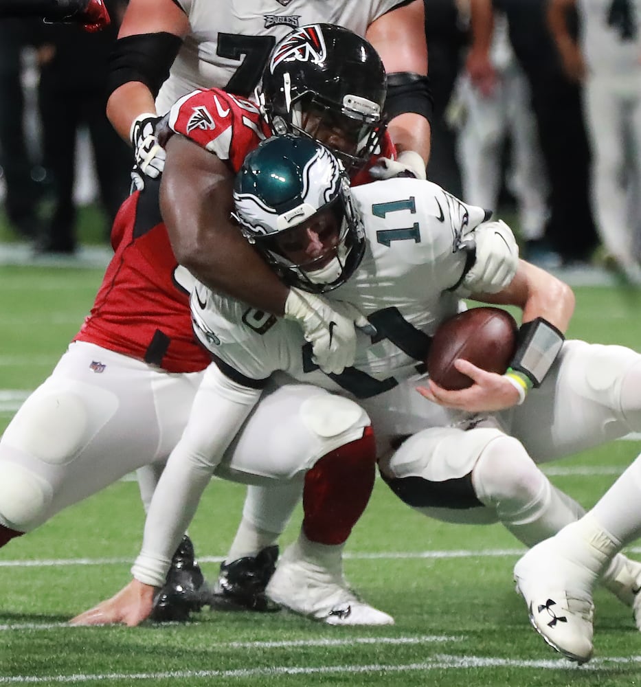 Photos: Falcons host Eagles, seek first win