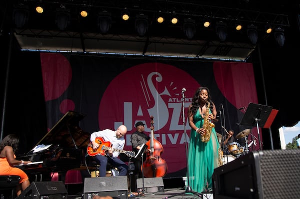 By 1978, Atlanta’s Bureau of Cultural Affairs had started the Atlanta Jazz Festival, now considered one of the biggest free jazz festivals in the world. (Akili-Casundria Ramsess/AJC 2022 photo)