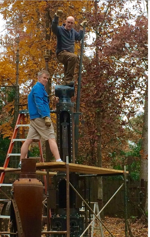 Sometimes I’ll get a call asking “What’re you doing?” That means Clark Ashton needs help lifting something heavy. (Photo by Michael Torpy)