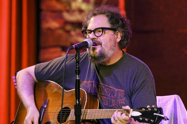 Patterson Hood, singer-songwriter and co-founder of Drive-By Truckers, performs on his solo acoustic tour June 18, 2021, at City Winery Atlanta. Robb Cohen for the AJC 2021