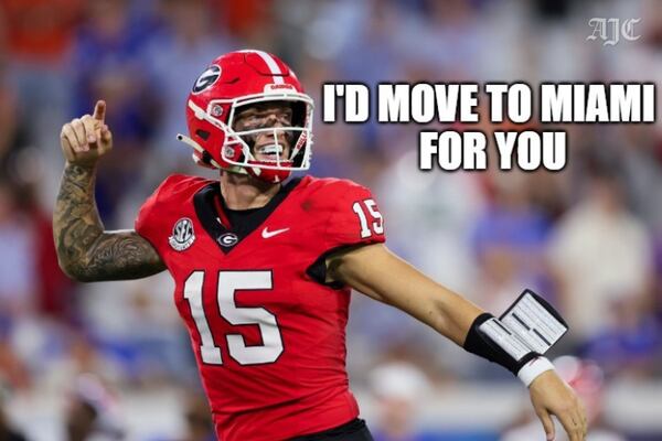 Former UGA quarterback Carson Beck found the transfer portal to your heart.