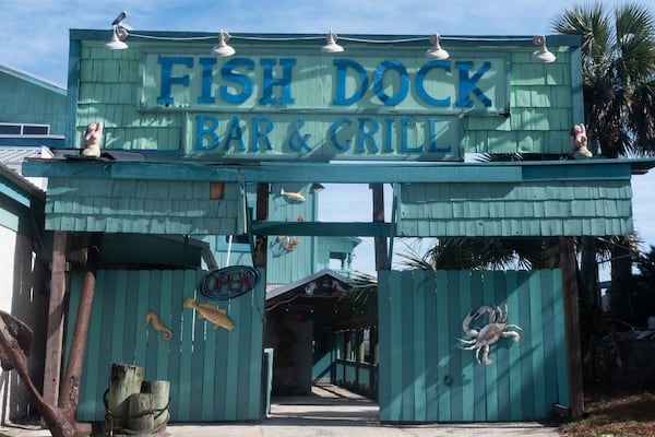 The Fish Dock Restaurant & Bar reopened in January after a four-month closure. (Bill Dawers for The Atlanta Journal-Constitution)