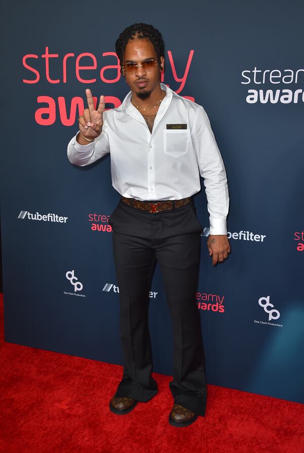 Keith Lee arrives at the Streamy Awards on Sunday, Aug. 27, 2023, at the Fairmont Century Plaza Hotel in Los Angeles. (Photo by Jordan Strauss/Invision/AP)