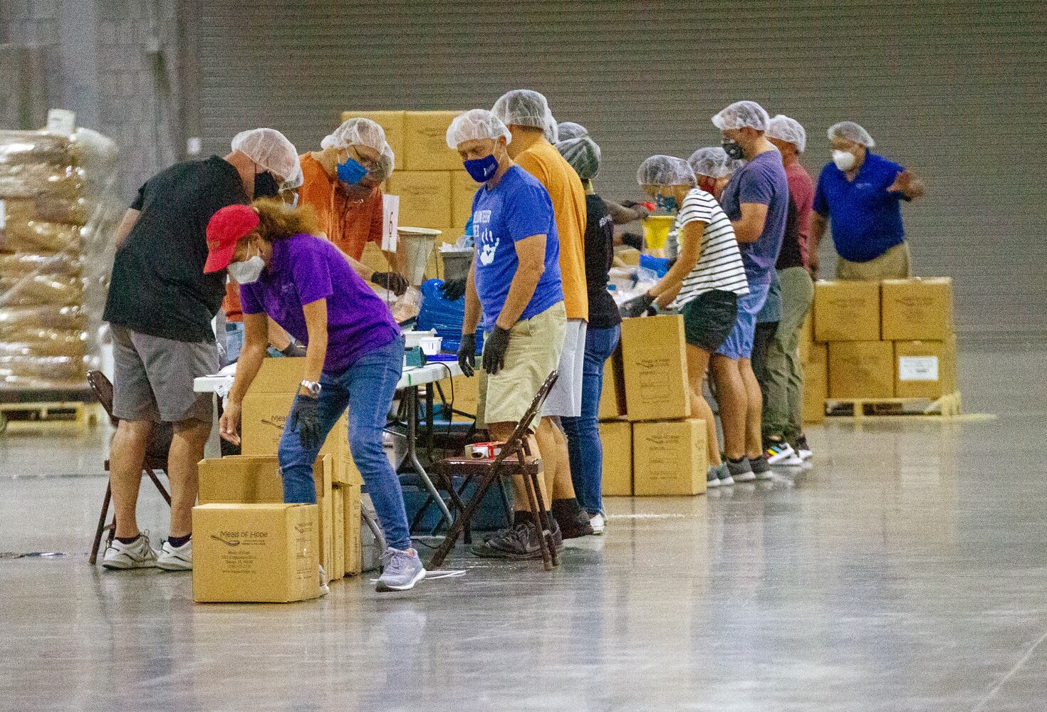 Hundreds of volunteers will pack 200,000 meals for the Atlanta Community Food Bank