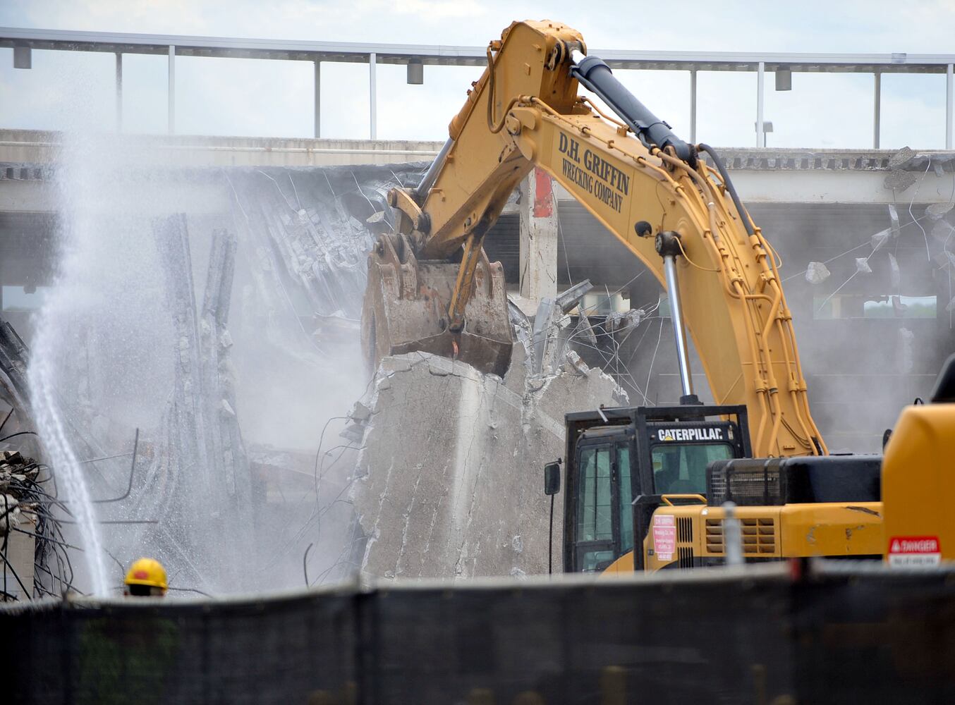 Parking deck razed to become protest area near Capitol