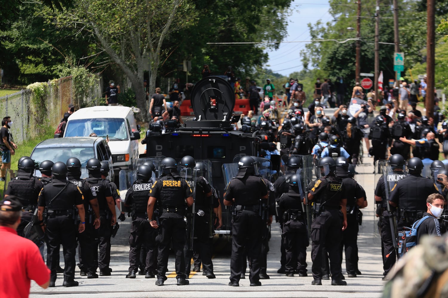 Stone mountain protest