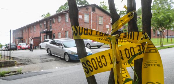 The scene of a deadly shooting in Peoplestown in June. (John Spink / John.Spink@ajc.com)

