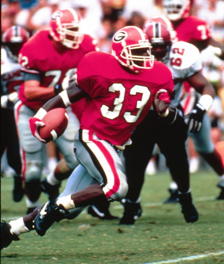 Photos: Hall of famer Terrell Davis at Georgia