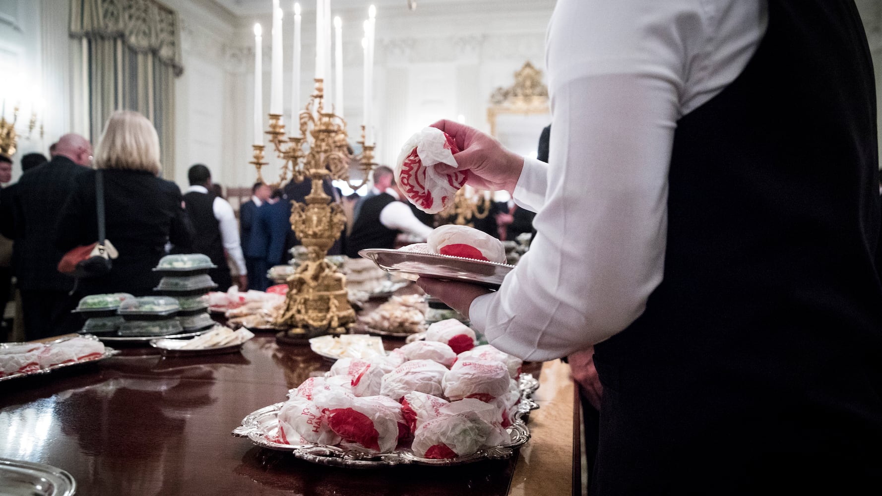 President Trump welcomes Clemson to White House