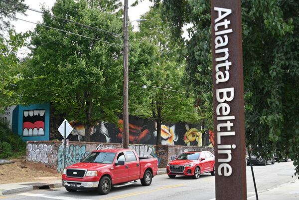 August 4, 2021 Atlanta - Photo shows a commercial vacant land along the BeltLine Eastside Trail, where a hotel under development by Portman, at 667 Auburn Avenue on Wednesday, August 4, 2021.(Hyosub Shin / Hyosub.Shin@ajc.com)